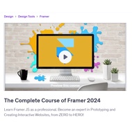 Framer Video Course- The Complete Course of Framer 2024 | Learn Web design | Framer Websites Design
