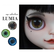 LUMIA handmade eyes attached to ground dolls set, amigurumi, Blythe crochet