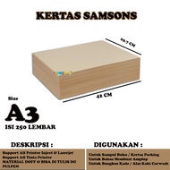 Samson A3 Paper, 250 sheets A3 Brown Paper/ A3 Brown Paper/