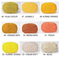 MILK COTTON KNITTING YARN 4 PLY ADDITIAL COLOR 4 PLY MILK COTTON/