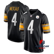 Men's 2024-25 NFL Pittsburgh Steelers DK Metcalf Black Limited American Football Jersey