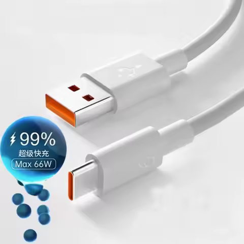 Original 35W 66W 100W Fast Charging 6A USB C Cable 1/1.5/2 M SuperCharge Data Line For Honor X8C X9C