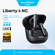 Soundcore by Anker Liberty 4 NC Earbuds Bluetooth 5.3 ANC TWS Hi-Res Sound Earphones Wireless 50H Ch