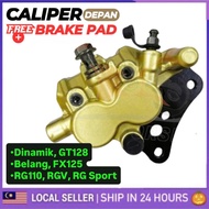 Brake Caliper FOR Dinamik GT128 RG 110 RGS RG Sport RGV 120 Belang FX125 FX150 Pump Pam Brek Pad Kal