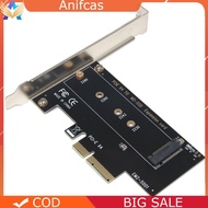 EM2-5001 PCI-E 3.0 X4 to NVMe M.2 Key SSD Riser Expansion Card