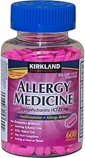 Kirkland Signature Allergy Medicine 25 mg., 600 Minitabs