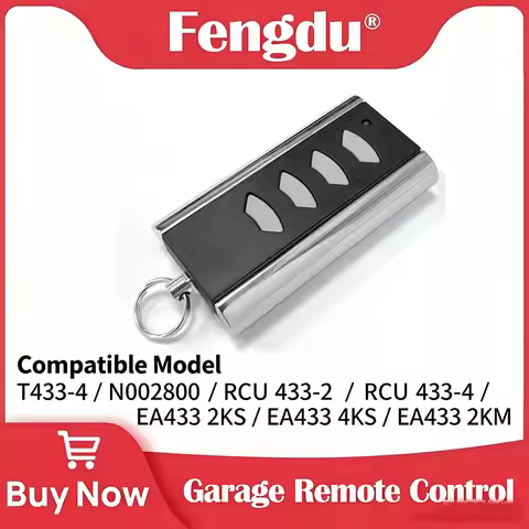 Garage Remote Control For NORMSTAHL CRAWFORD EA433 2KS 4KS RCU N002800 T433-4 2KM Micro 433.92MHz Ga