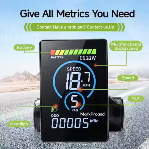 M5C【LECTRIC Specialized】 EBike LCD Display Scooter Accessories Bicycle Speedometer for Fatbike Scree
