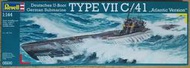 Revell 05100 1/144 U-Boat Type VII C/41 現貨