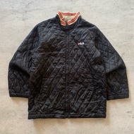 Fila Quilted Jacket Black
