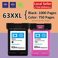 Compatible for HP 63XL HP 63XXL HP 63 Ink Cartridge HP 63 Ink HP 63XL Black HP 63XL Colour for 1110