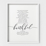Romans 1:1 NIV Bible verse Wall Art Faithful Verse Prints Printable Art Christian decor Scripture Pr