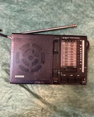 SONY ICF-7600收音機 （無法使用）早期收音機 二手零件機 懷舊 拍戲 背景