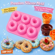 Donut Mould Silicone 6-in-1 ( Donut Cutter) Acuan Donut Acuan Bungah Donut. Donut Cutter