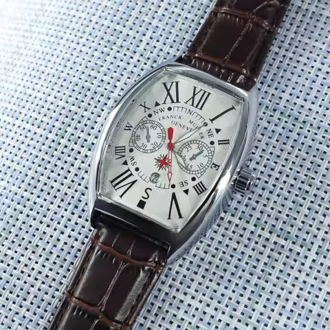 Top Quality AAA FRANCK MULLER Brand Geneva Watches For Mens Top High Quality Multifunction WristWatc