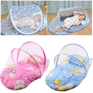 Foldable New Baby Cotton Padded Mattress Pillow Bed Mosquito Net Tent