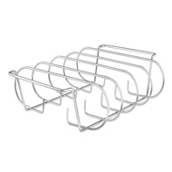 Rib Rack Stainless Steel Roasting Stand Barbecue Non-Stick Grilling Beef er Charcoal Grill Kitchen B