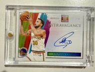 Stephen Curry 親筆簽名球員卡 2020-21 Panini Impeccable Stephen Curry #EA-SCU Extravagance Auto Warriors /25