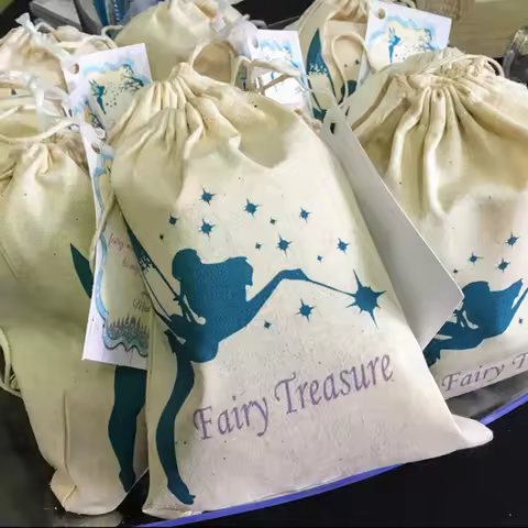 5pcs fairy treasure gift bag Woodland Magical Garden Spring Princess kid Girl first 1st 2nd 3rd 4th 