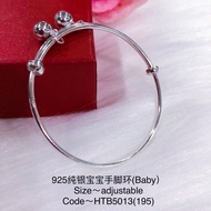 【 READY STOCK 】925纯银宝宝手脚环(Bangle Silver 925 Budak) Gelang Tangan /Kaki Budak