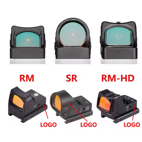 Tactical Tri RM SR RM-HD Mini Red Dot Sight Collimator Reflex Optic For Glock 17 Airsoft Optics Scop
