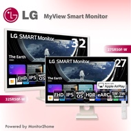 LG MyView Smart Monitor 27" 27SR50F-W, 32" 32SR50F-W, Full HD 1080P IPS Panel, Built in Speakers, Wi