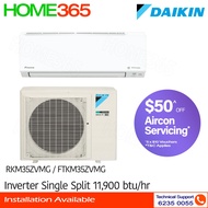 Daikin Inverter Single Split AirCon 12000BTU RKM35ZVMG/FTKM35ZVMG