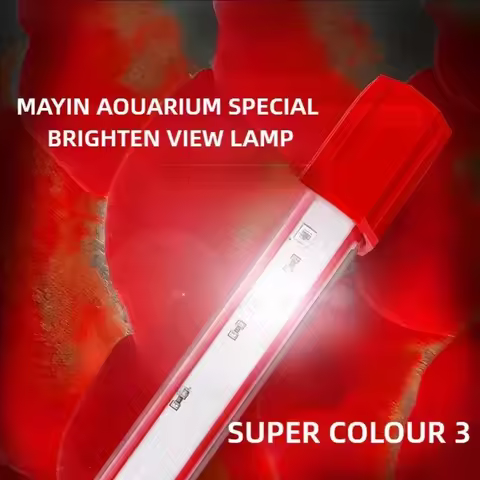 Mayin Red Arowana Light Aquarium Special Color-Enhancing Viewing Waterproof LED Arowana Lamp for Mul