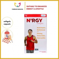 NRGY N’rgy Multivitamin & Multimineral Softgels (15’s / Box 30’s) (Energy)