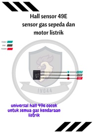 Hall sensor 49e sensor gas sepeda listrik