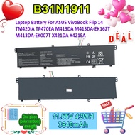 Laptop Battery B31N1911 for ASUS VivoBook Flip 14 TM420IA TP470EA M413DA M413DA-EK162T M413DA-EK007T