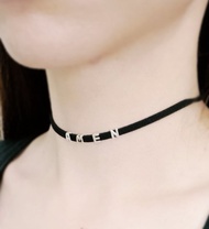 925純銀AMEN手工麂皮頸鍊/福音/基督教禮品/受洗禮物/原創飾品