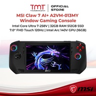 MSI Claw 7 AI+ A2VM-013MY Window Gaming Console | Intel Core Ultra 7-258V | 32GB RAM 512GB SSD | 7.0