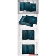 Elegant Food Menu Design A4 Bifold 8PGRBMX [download]