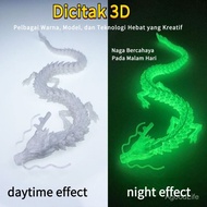 Mainan Naga Loong China 3D Boleh Gerak Hadiah Unik Viral Hiasan Meja untuk Dewasa