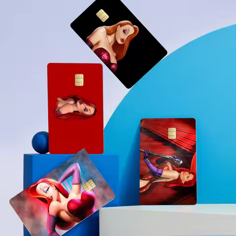 Jessica Rabbit SexyDiy Credit Debit Card Sticker Party Sticker Decoration Waterproof Small Chip Card