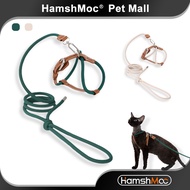 HamshMoc Cat Safety Harness Escape Proof Design Climbing Grade Buckle