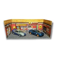 Diorama Garage workshop scale Papercraft