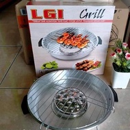 Ultra Grill Pan 32cm - Ultra Grill Pan Korean BBQ Plate Bulat 32cm