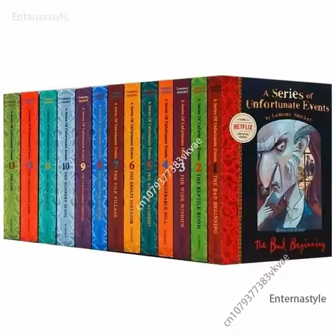 13 Books/Set A Series of Unfortunate Events The Adventure Novel Storybook English Readingbookks