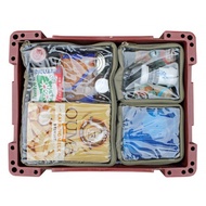 Camp Cover (Wolf) Ammo Pouch Ripstop Half Quarters (1/2 x 1/4 x 1/4) Charcoal / Khaki