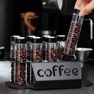 [In Stock] Glass Vials for Storing Single-dose Coffee Beans, 8 Tubes for Coffee Bean Cellar, for Res