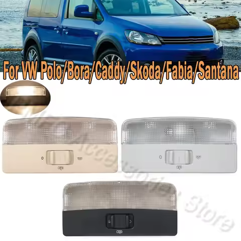 Reading Light Interior Light For VW Polo 9N 6R T5 2002-2015 Bora 2002-2005 Caddy 2004-2015 Fabia Sea
