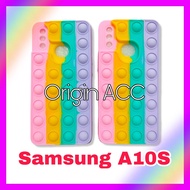 Case Samsung A10S Casing Pop It 3D Polos Rainbow Softcase Terbaru