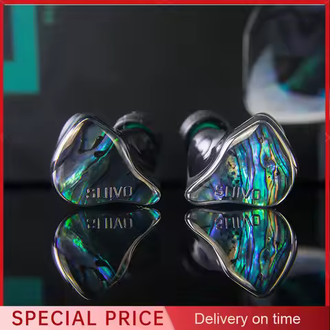 MYER-AUDIO SLIIVO SL224 IEM 2DD+2BA+4MICRO PLANAR Hybrid Technology Headphones 16 Driver Type-C Hifi