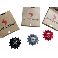 DERAILLEUR PULLEY BICYCLE SPEEDONE CERAMIC 10T AND 12T