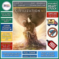 [PC Game] Sid Meiers Civilization 6 Deluxe Edition (v1.0.12.68 + All DLCs) - Offline [Disc | Pendriv