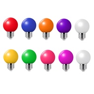 Newest Colorful E27 B22 1W 2W 3W 5W 220V Red Blue Green White Yellow Warm RGB Blubs Energy Saving LE