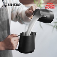 MILK JUG GT MHW-3BOMBER 600ml Latte Art Stainless Steel Steam Steaming Pitcher Professional Barista 