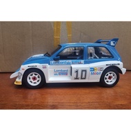 IXO 1/18 MG METRO 6R4 Master Rally Car Model Alloy Paint Surface Slightly Small Defects Watching Vid
